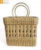 Natural Straw Handmade Net Shopping Bag(#792)-thumb-0