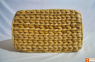 Medium Natural Straw Water Reed Handbag for Women(#794)-gallery-3