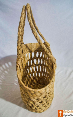 Natural Straw Tote Picnic Bag(#796)-gallery-1