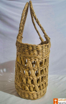 Natural Straw Tote Picnic Bag(#796)-gallery-2