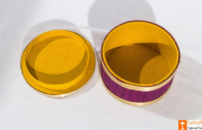 Bamboo Decorative Round Basket for Home(#799)-gallery-2