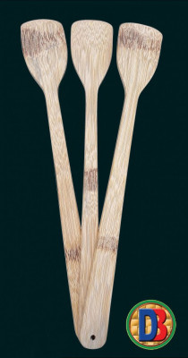 Bamboo Kitchen Cooking or Serving Spoon (Set of 3)(#800)-gallery-0
