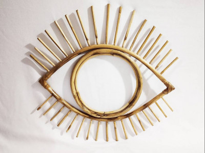 Eye Shaped Mirror Frame(#802)-gallery-0