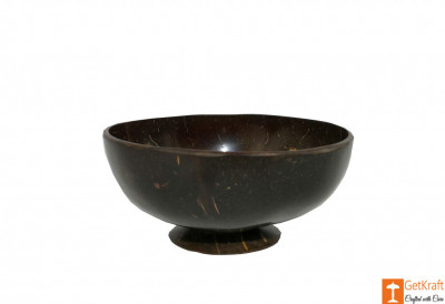 Stylish Coconut Shell Handmade Bowl(#808)-gallery-0