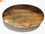 Smooth Finished Wooden Oval-Shaped Catch-all Valet Tray(#815) - Getkraft.com