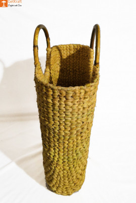 Natural Straw Natural V-bag for Women(#842)-gallery-1