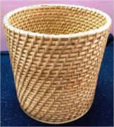 Simple Cane Rattan Basket Planter(#876) - Getkraft.com