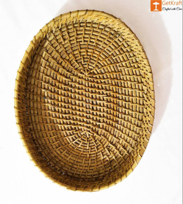 Oval Cane Tray(#897)-gallery-0