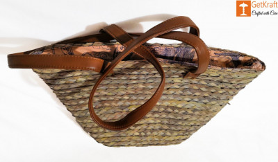 Stylish Handbag made of Palm Leaves(#899)-gallery-2