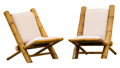 Outdoor Garden Lawn Backyard Bamboo Chair(#904)-gallery-0