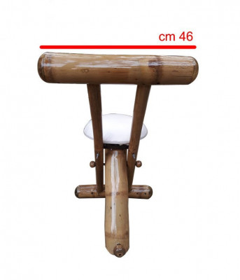 Stylish Outdoor Garden Lawn Backyard Bamboo Single Chair Furniture(#906)-gallery-1