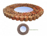 Uniquely Designed Bamboo Mirror(#907) - Getkraft.com