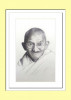 Mahatma Gandhi Pencil Sketch Poster(#932) - Getkraft.com