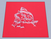 Radha Krishna Poster Handcrafted without Frame(#954) - Getkraft.com
