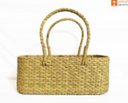 Kauna Water Reed Picnic cum Shopping Basket(#958) - Getkraft.com