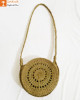 Natural Straw Round Stylish Sling Bag for Women(#962) - Getkraft.com
