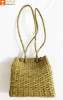 Natural Straw Grass Handmade Picnic Bag with Long Handle(#976) - Getkraft.com