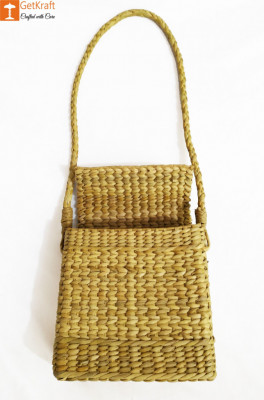 Natural Straw Sling Bag for Women(#981)-gallery-2