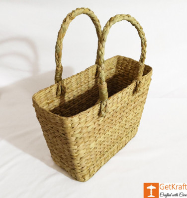 Natural Straw Handmade Bag(#982)-gallery-1